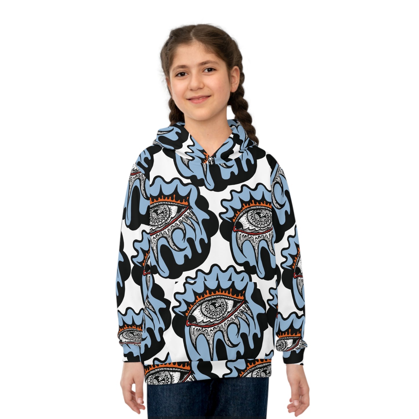 Eye Eye Captian Kids Hoodie
