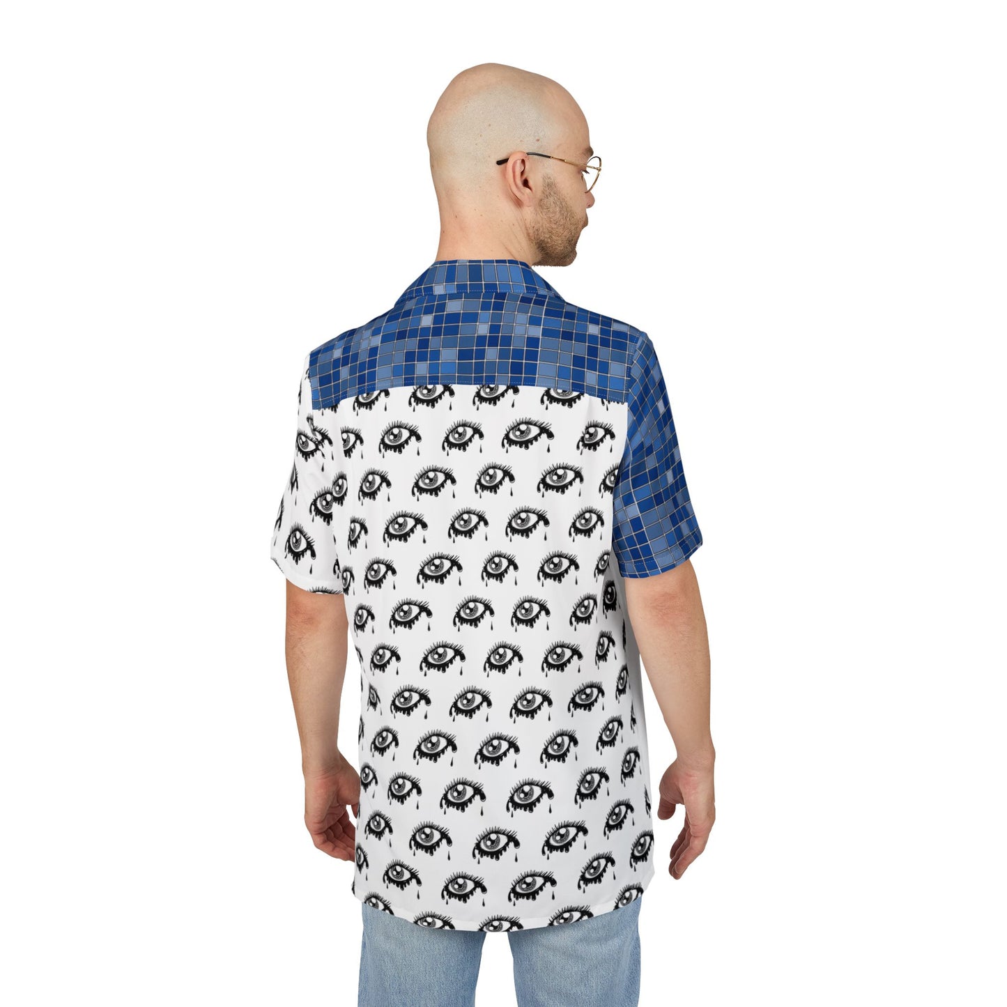 Blue Mosaic Eyes Shirt