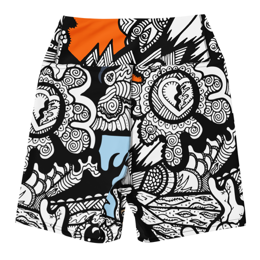 Loud Print 1/2 Shorts