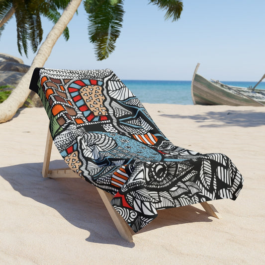 African Print Towel