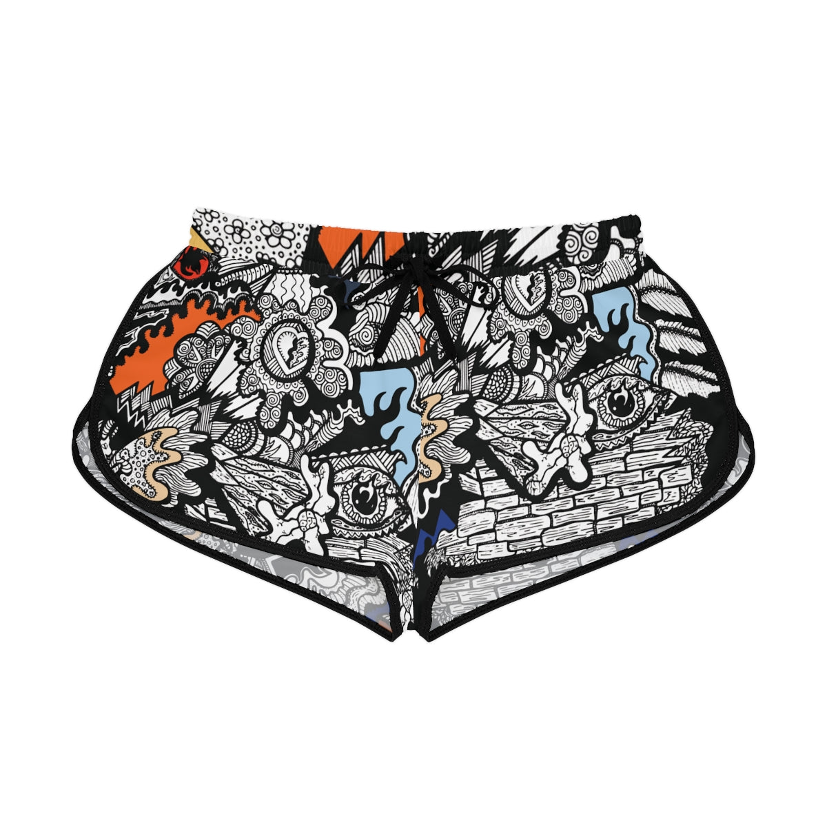 Loud Print Relaxed Shorts