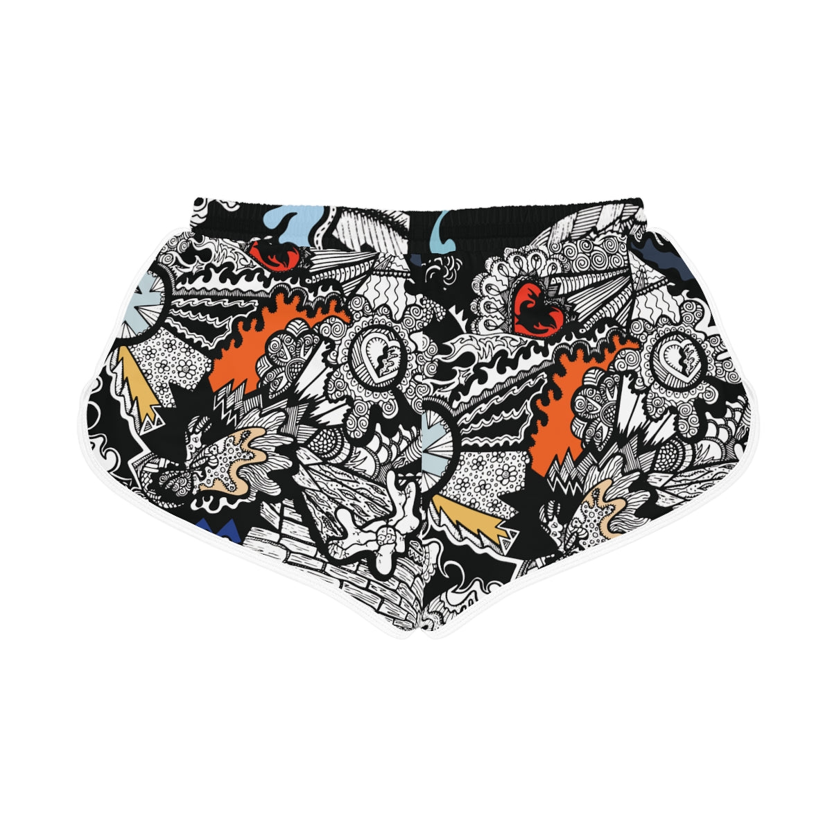 Loud Print Relaxed Shorts
