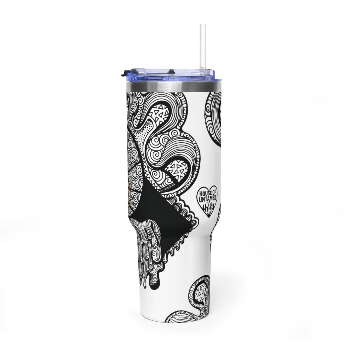 Doodle Heart Drink Bottle