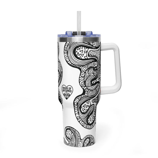 Doodle Heart Drink Bottle