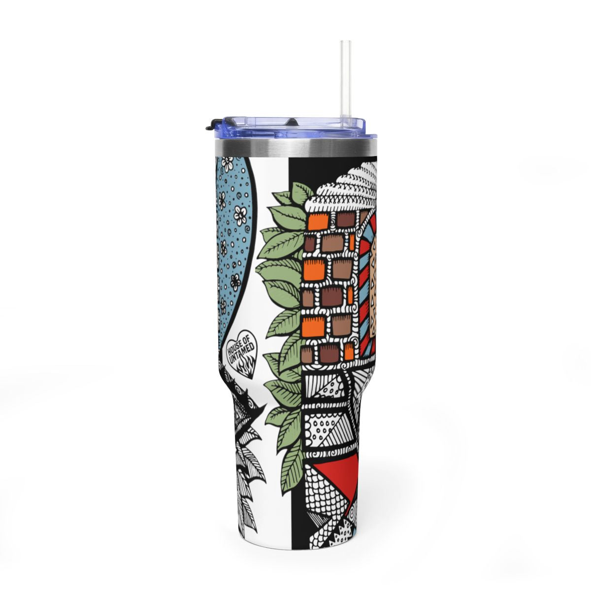 African Print Drink Bottle