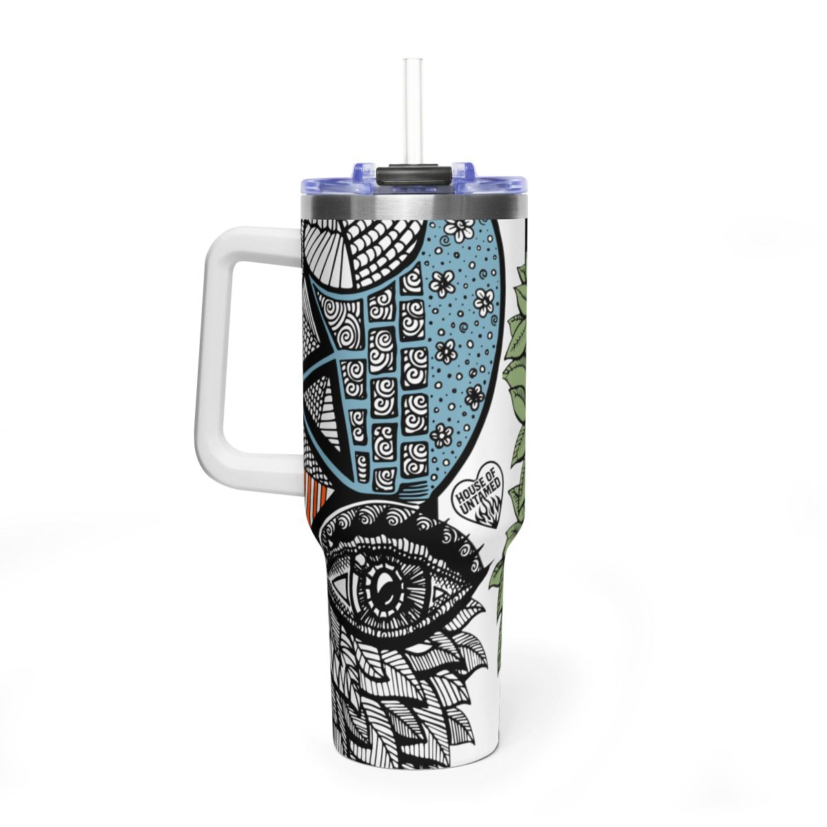 African Print Drink Bottle