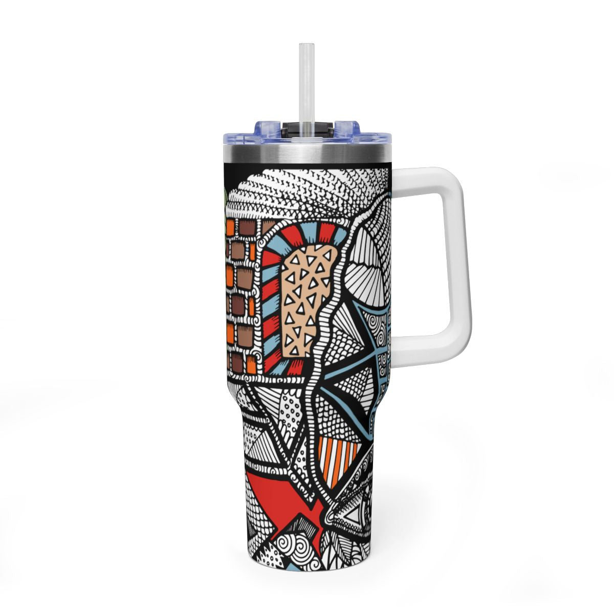 African Print Drink Bottle
