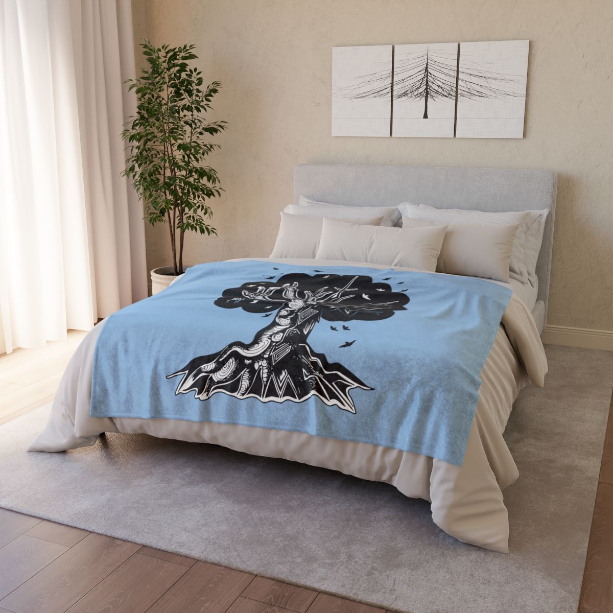 Good Evil Tree Blanket