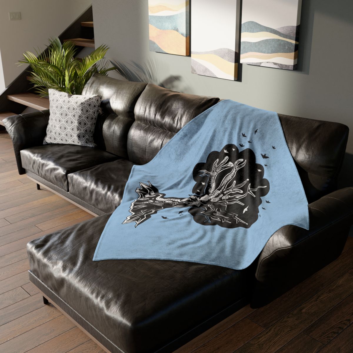 Good Evil Tree Blanket
