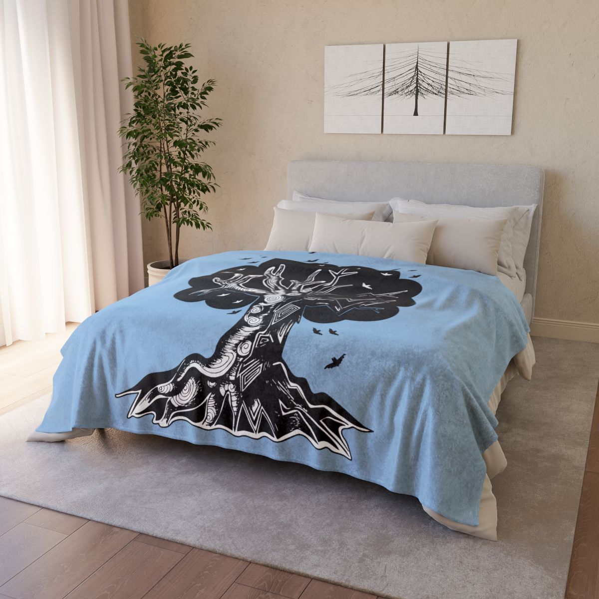 Good Evil Tree Blanket