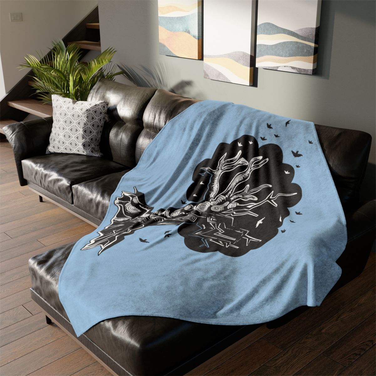 Good Evil Tree Blanket
