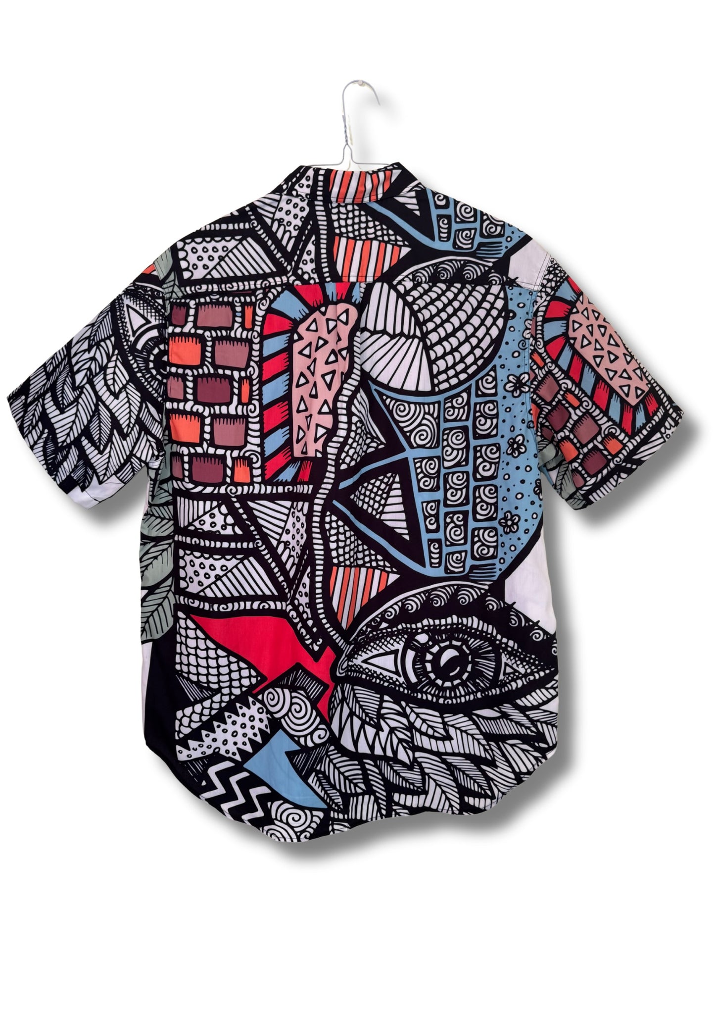 African Garden Print Shirt