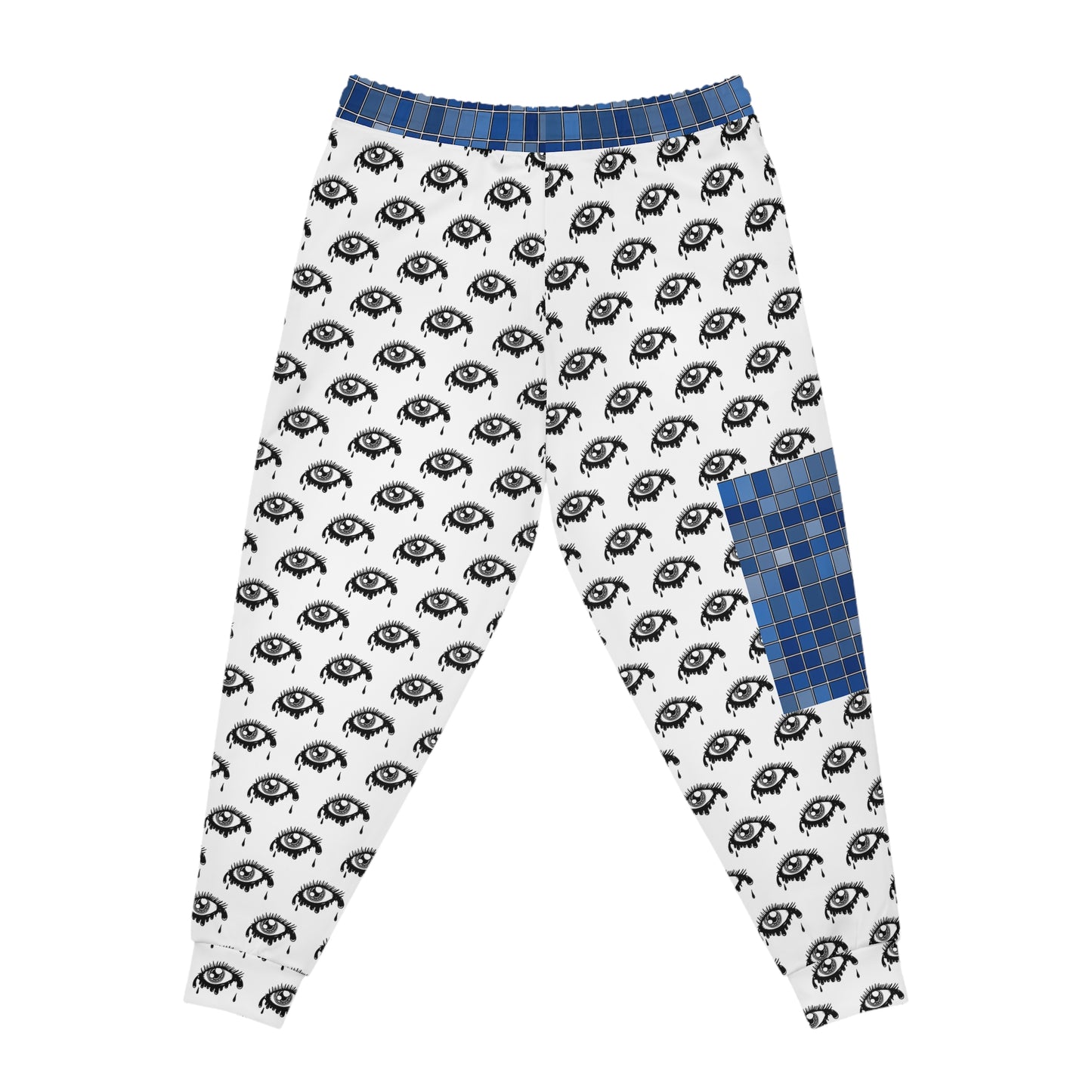 Blue Mosaic Eyes Joggers