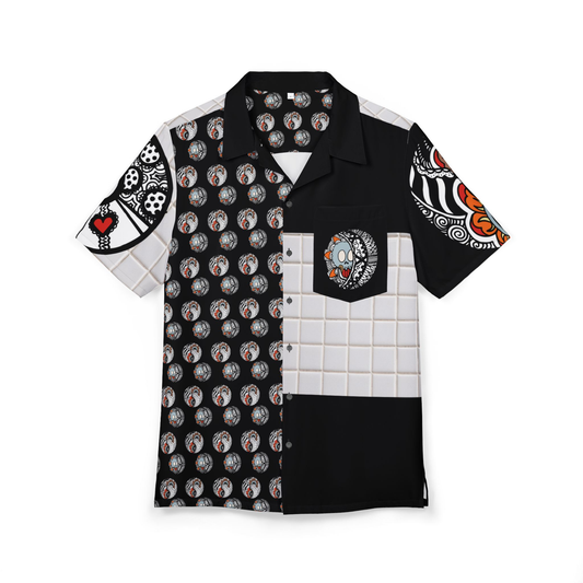 Mosaic Disk Jockey Flowy Style Shirt