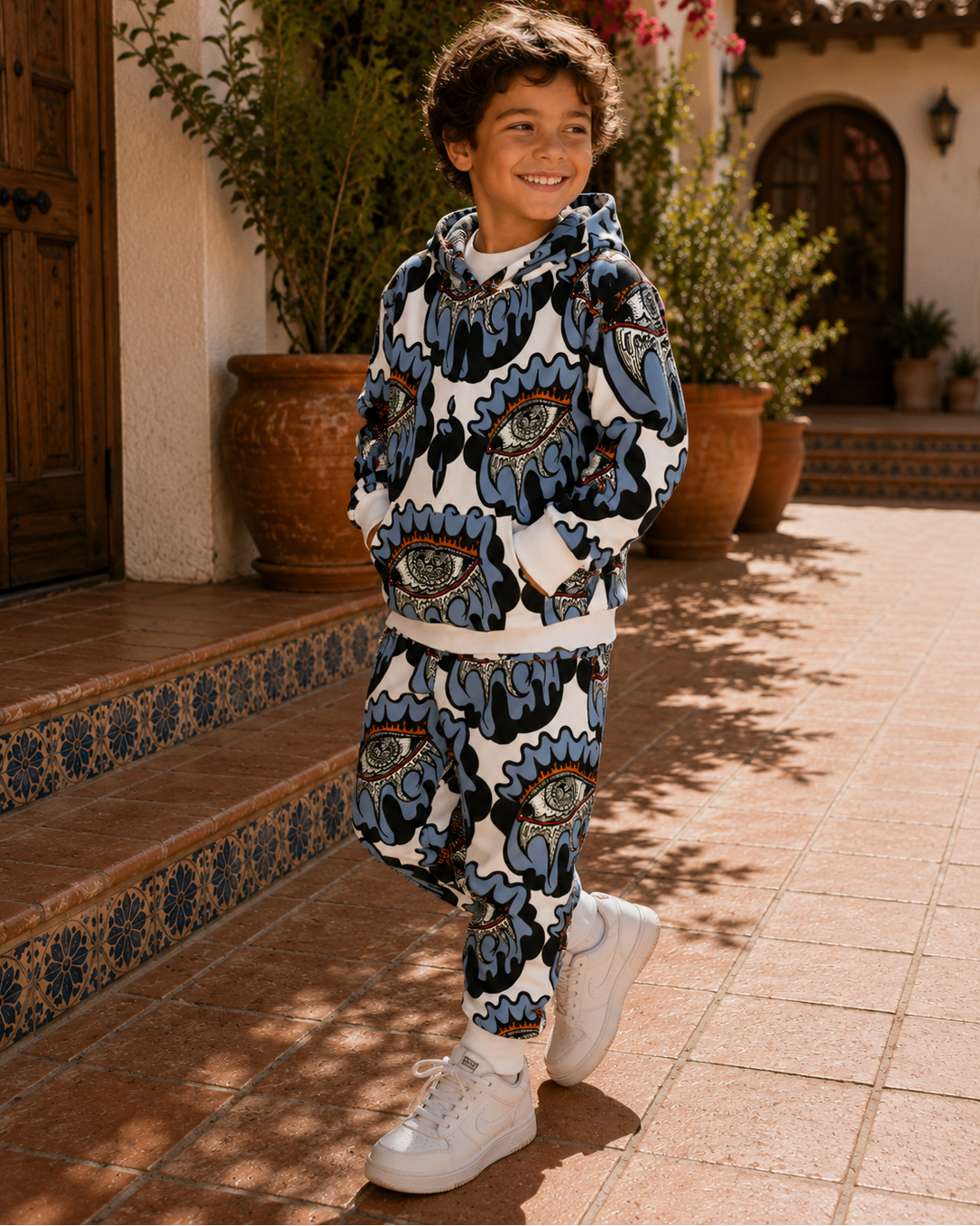 Eye Eye Captian Kids Hoodie
