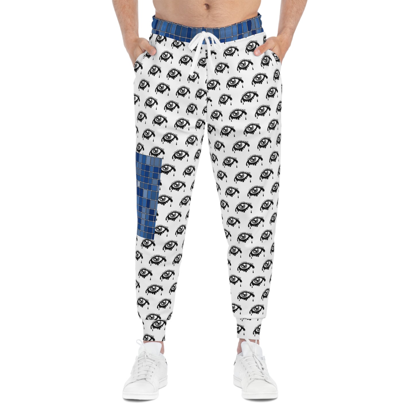 Blue Mosaic Eyes Joggers
