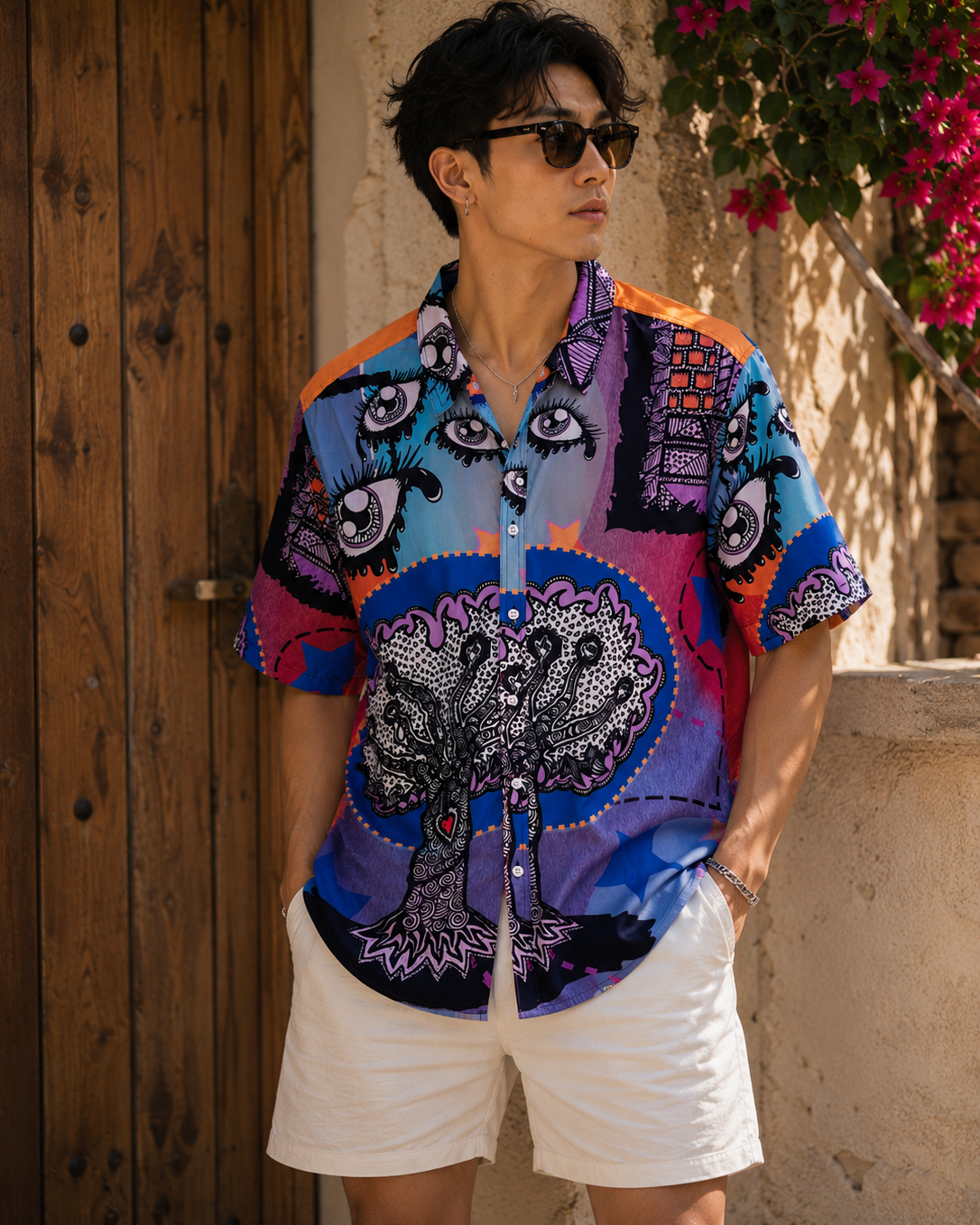 Purple Rave Tree Shirt