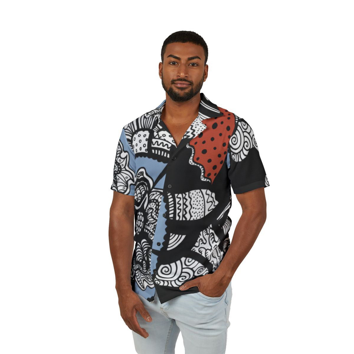 Half Heart Flower Shirt