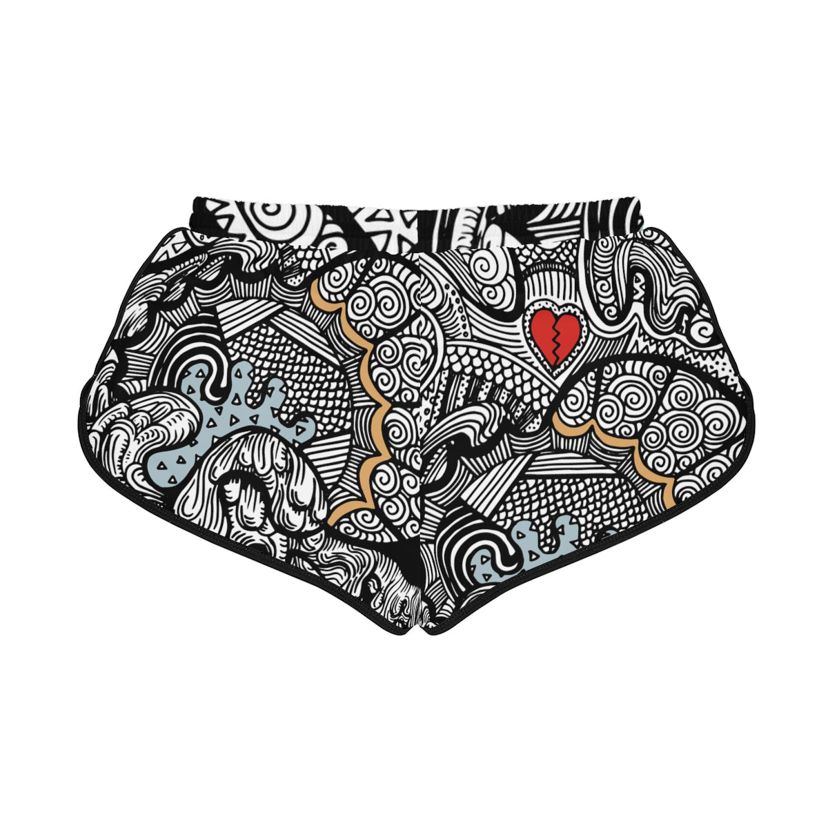 Doodle Heart Shorts