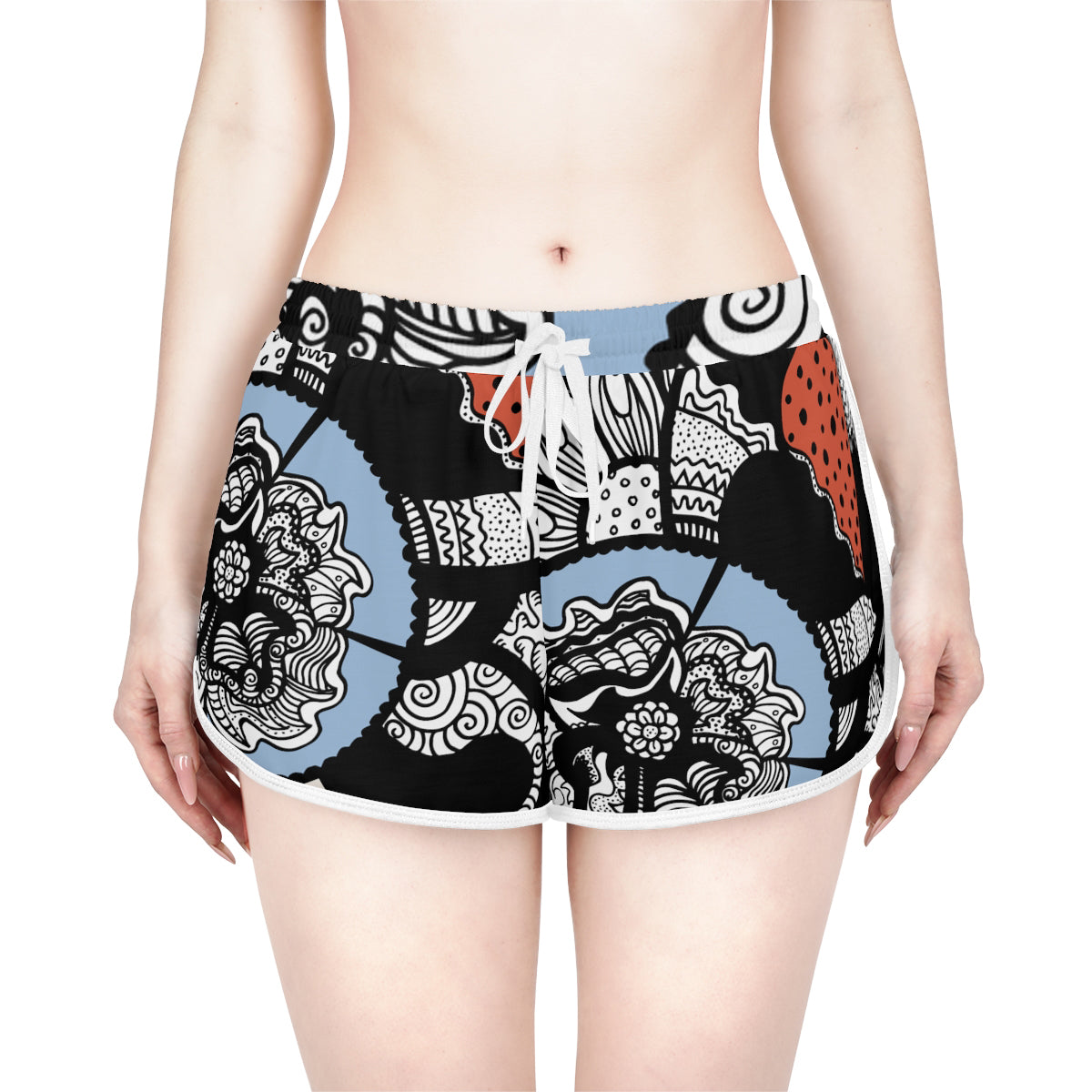 Half Heart Flower Shorts