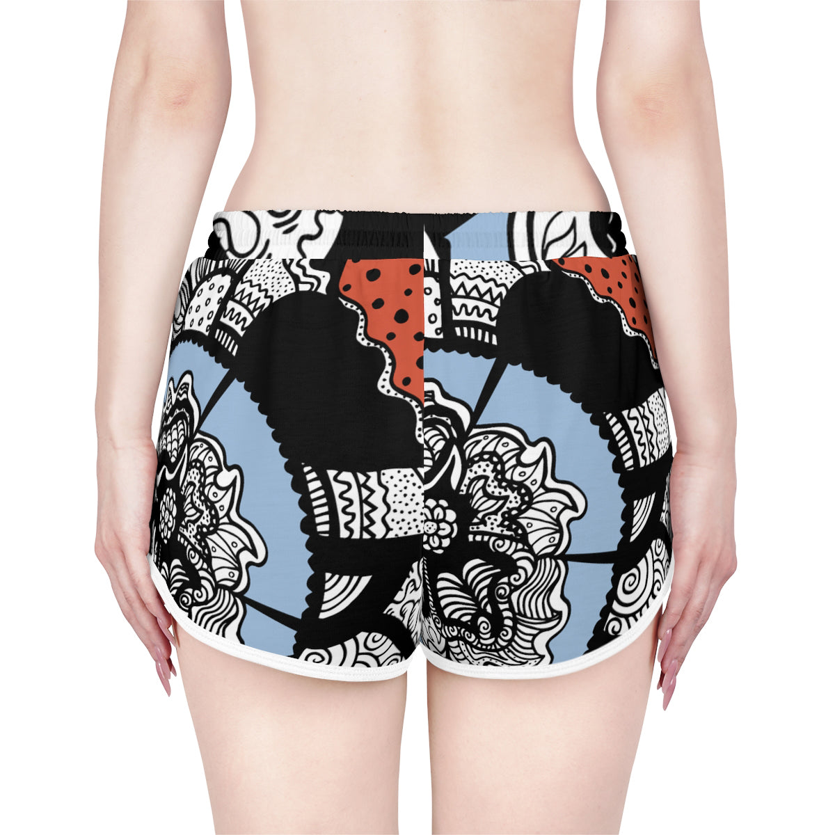Half Heart Flower Shorts