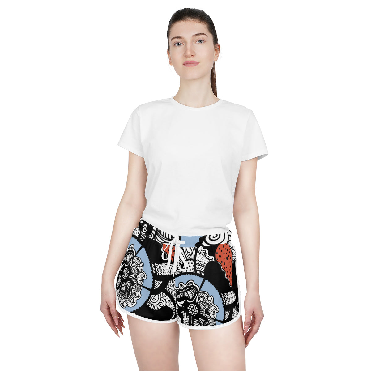 Half Heart Flower Shorts