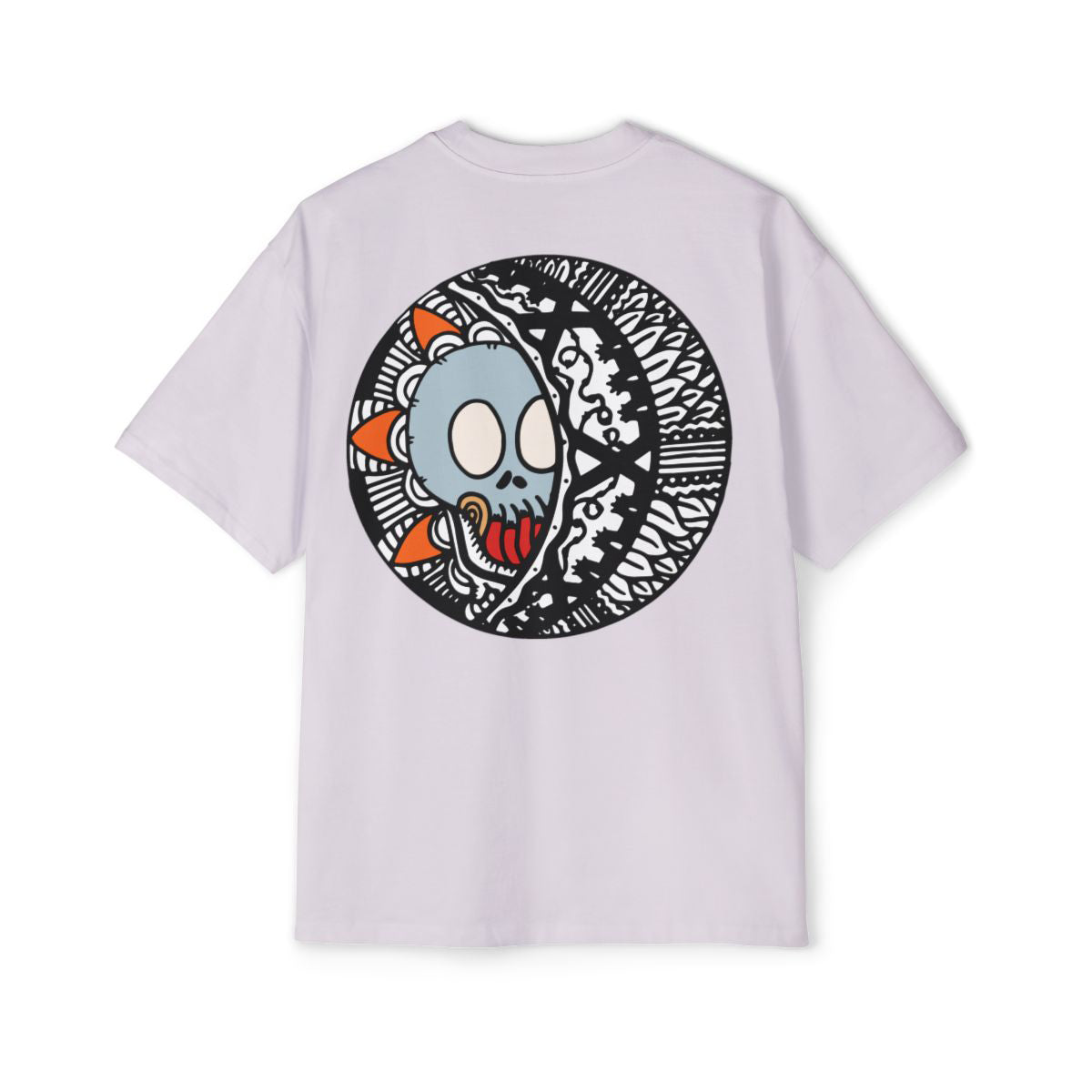 Oversized Happy Skull Tshirt