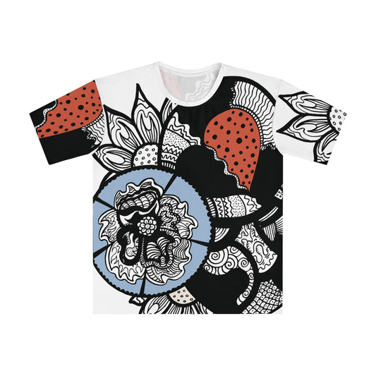 Half Heart Flower Tshirt