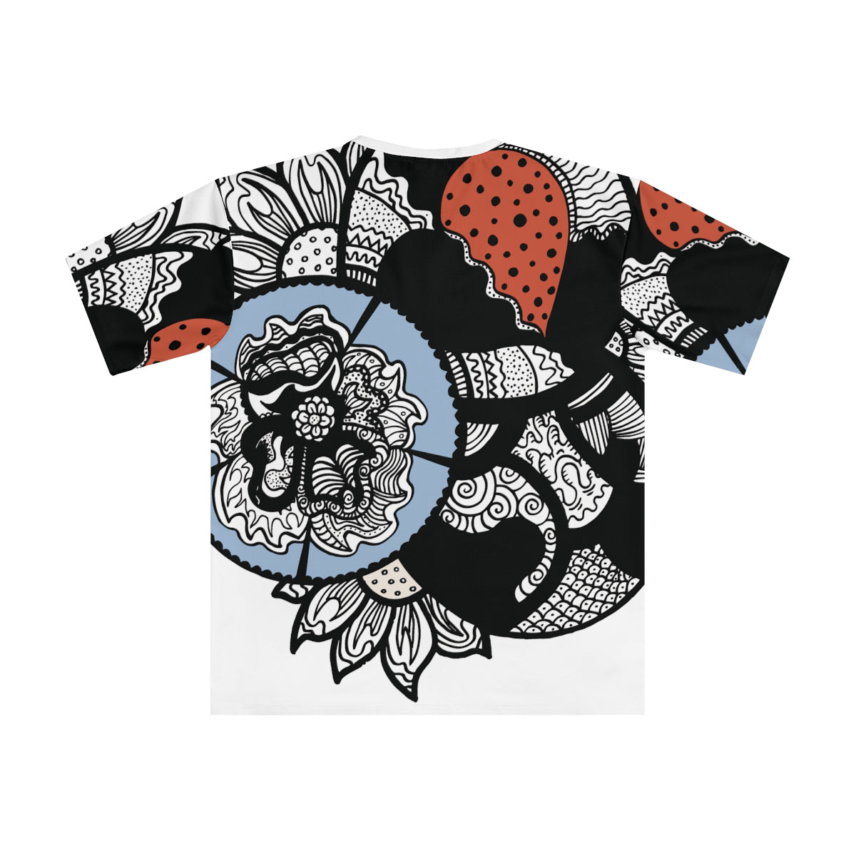 Half Heart Flower Tshirt