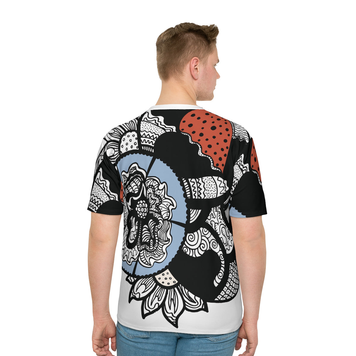 Half Heart Flower Tshirt