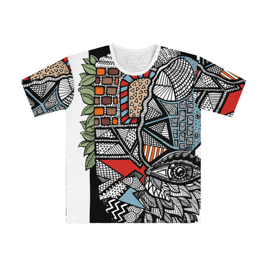 African Garden Print Tshirt