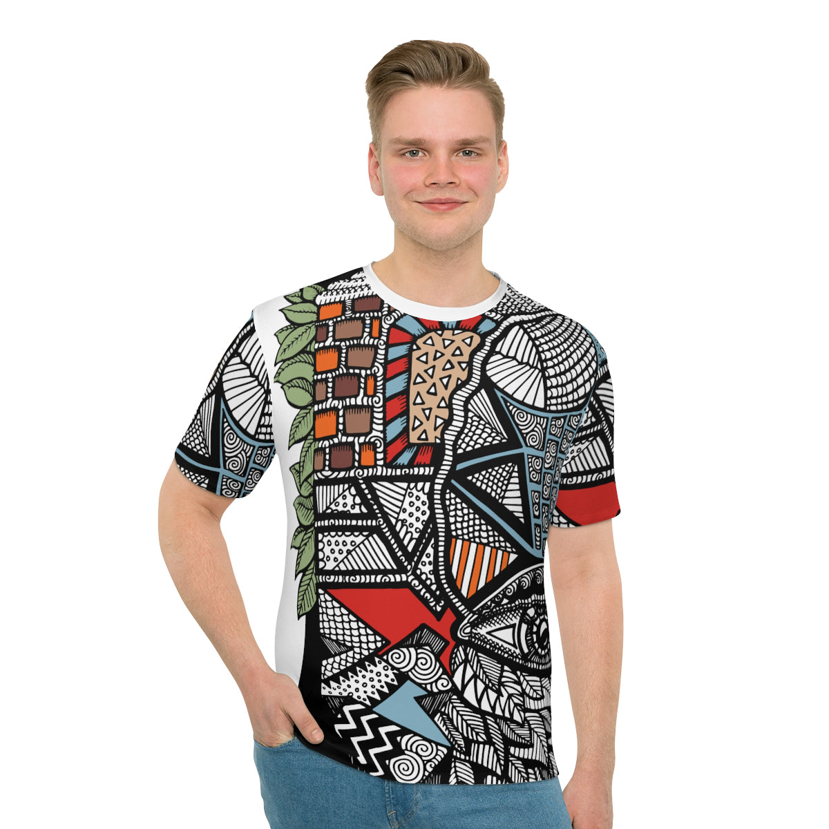 African Garden Print Tshirt