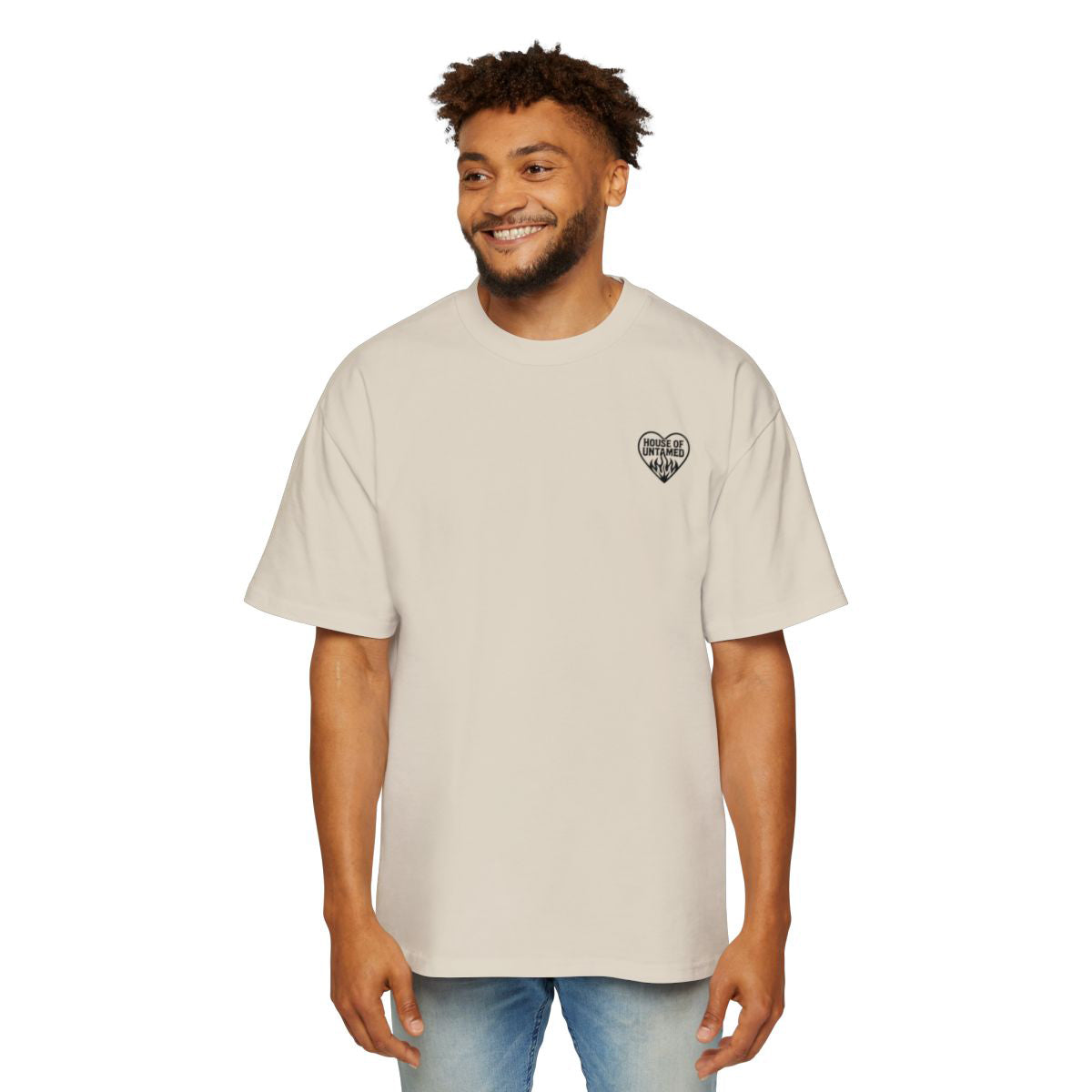 Oversized Doodle Heart Tshirt