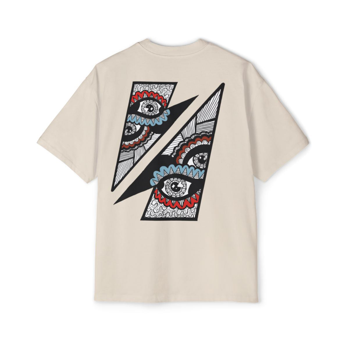 Oversized Triangular Eyes Tshirt