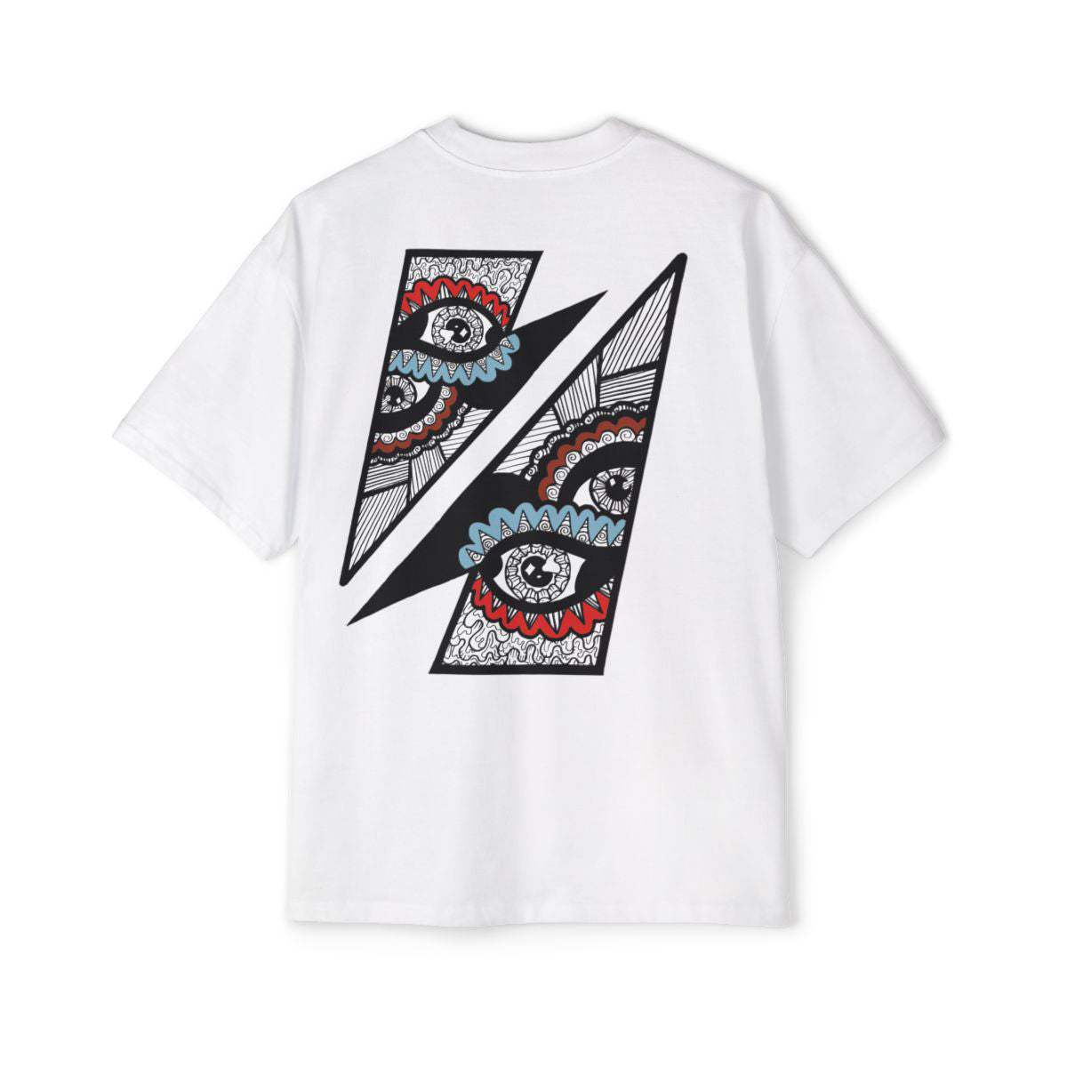 Oversized Triangular Eyes Tshirt
