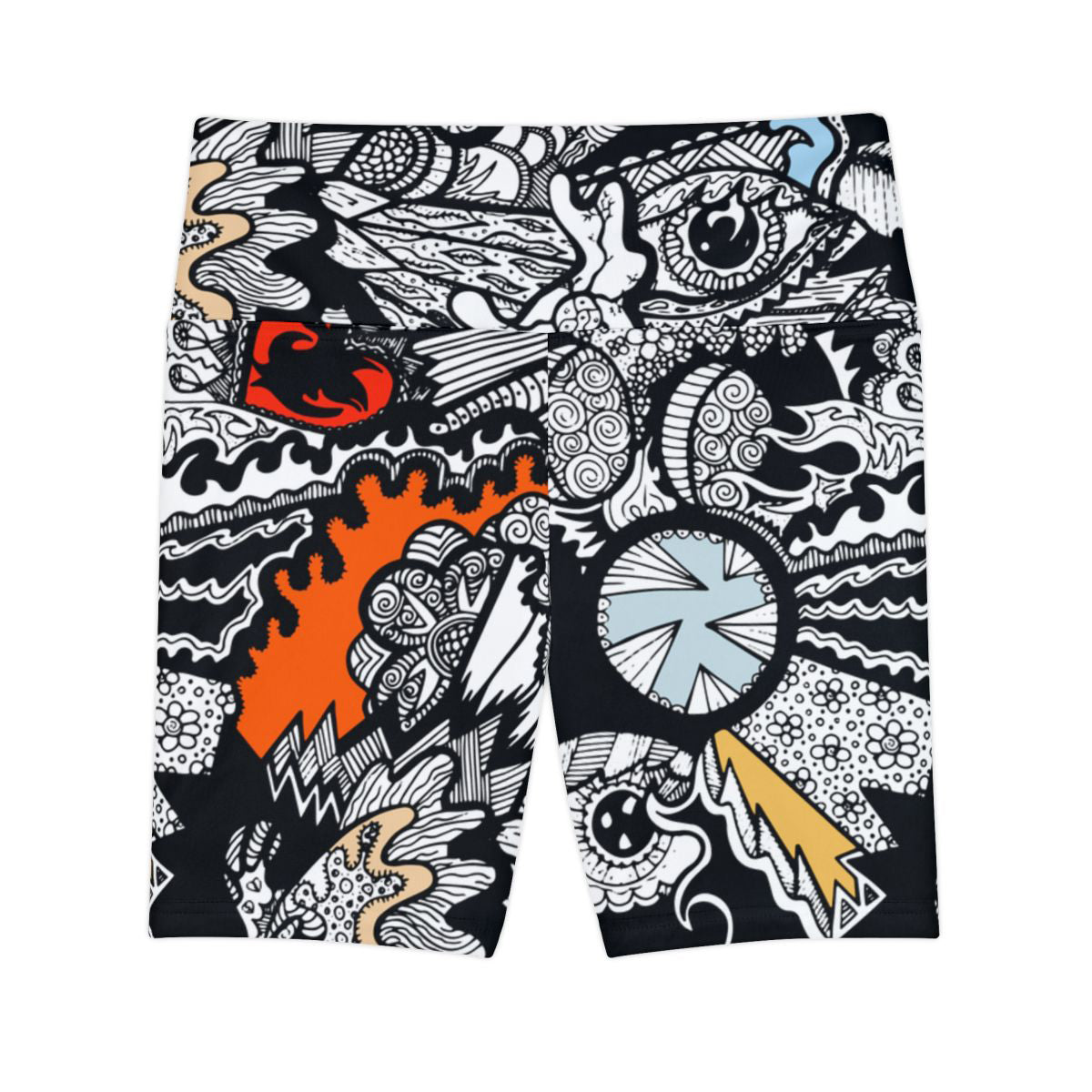Loud Print 3/4 Shorts