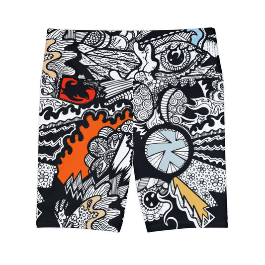 Loud Print 3/4 Shorts