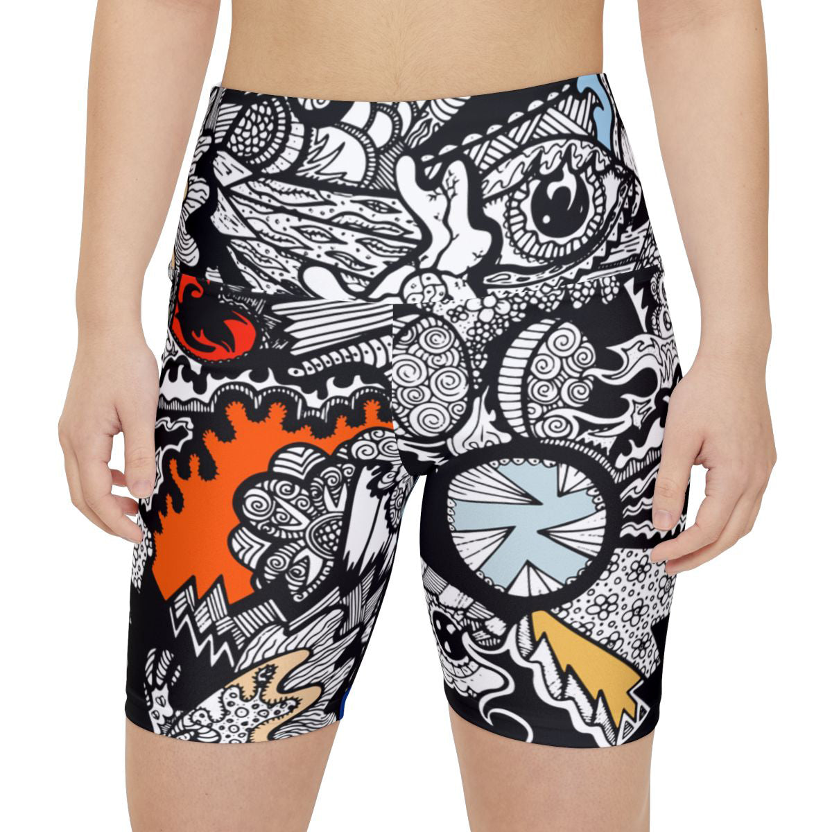 Loud Print 3/4 Shorts