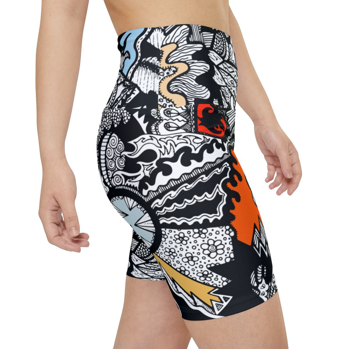 Loud Print 3/4 Shorts