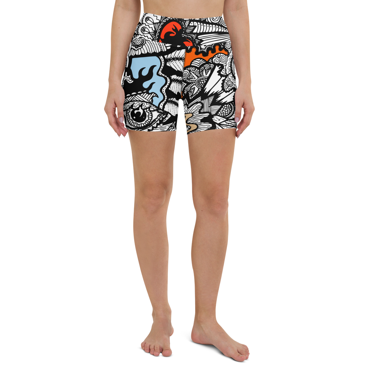 Loud Print 1/2 Shorts