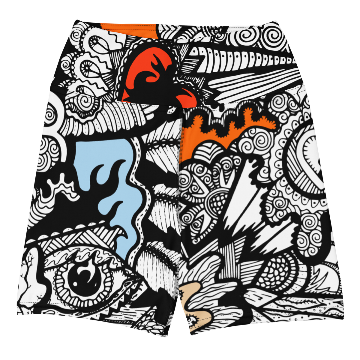 Loud Print 1/2 Shorts