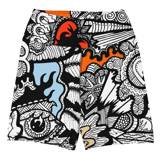 Loud Print 1/2 Shorts