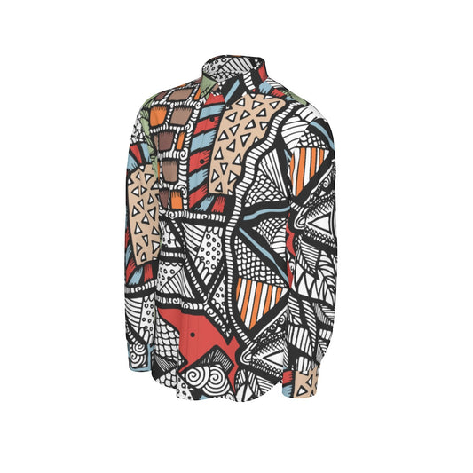 African Garden Cotton Shirt
