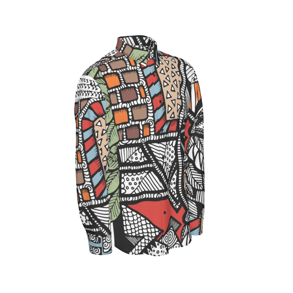 African Garden Cotton Shirt