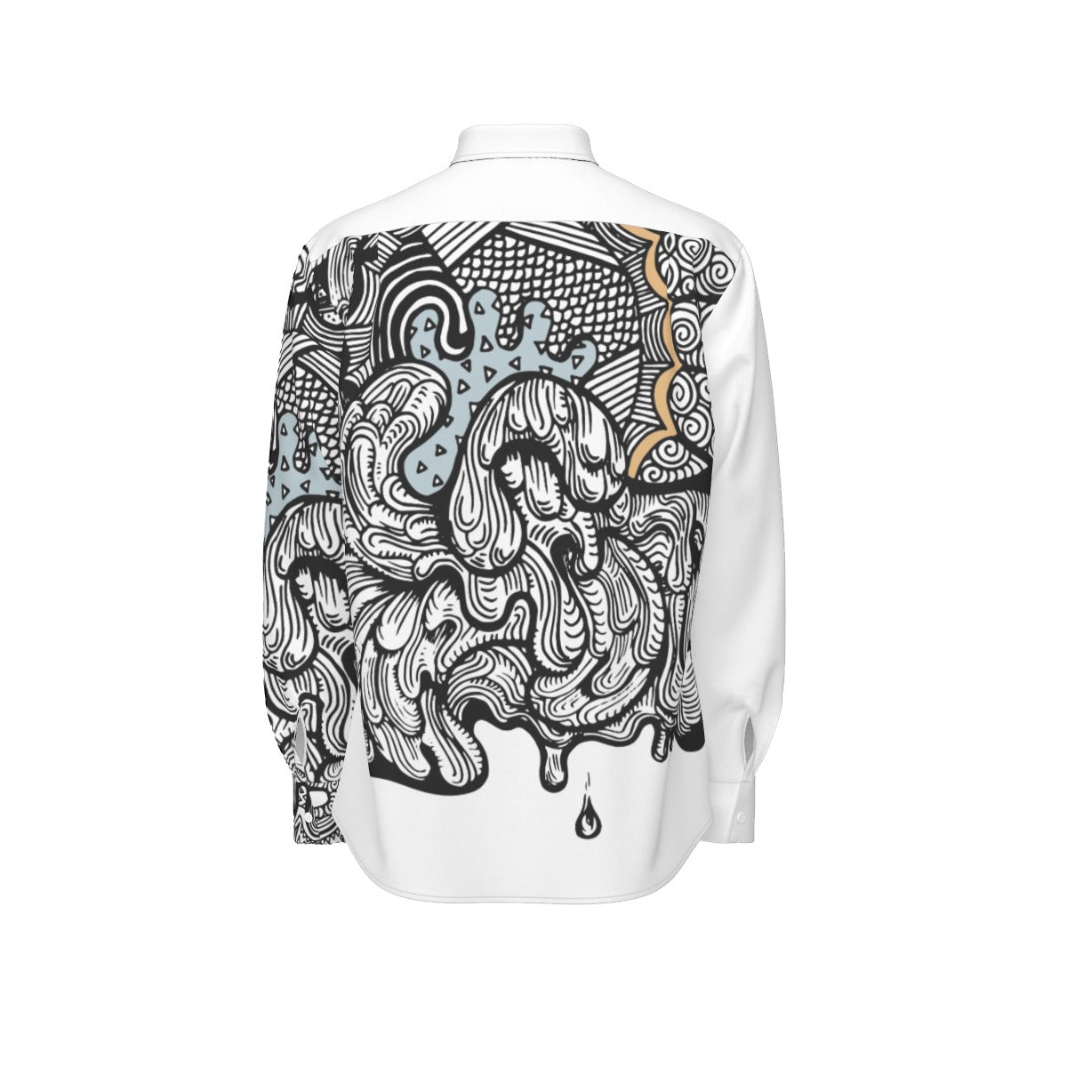 Doodle Heart Cotton Shirt