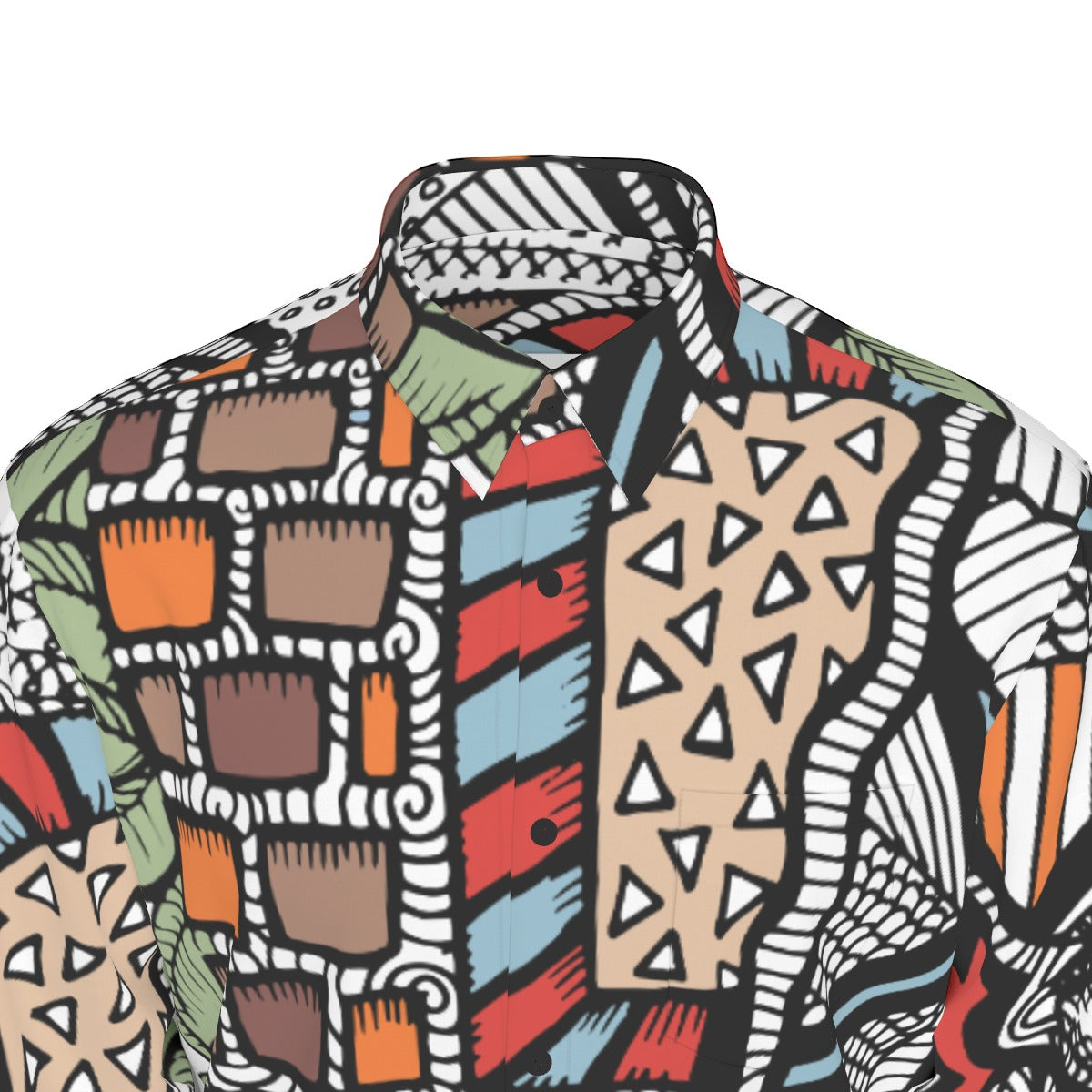 African Garden Cotton Shirt