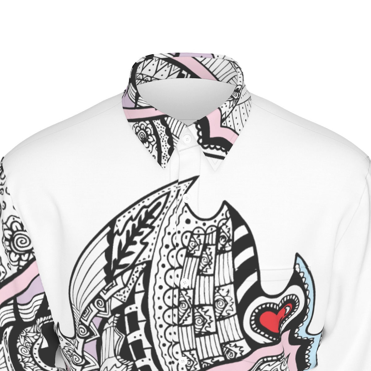 Chains Of Love Cotton Shirt