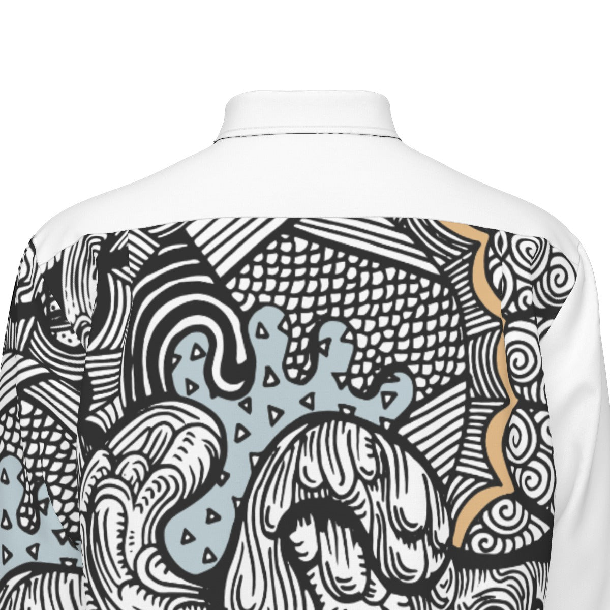 Doodle Heart Cotton Shirt